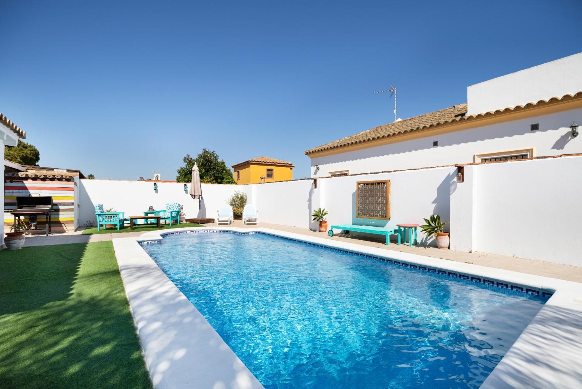 Casa Las Golondrinas-Solo Familias Chiclana de la Frontera Exteriör bild