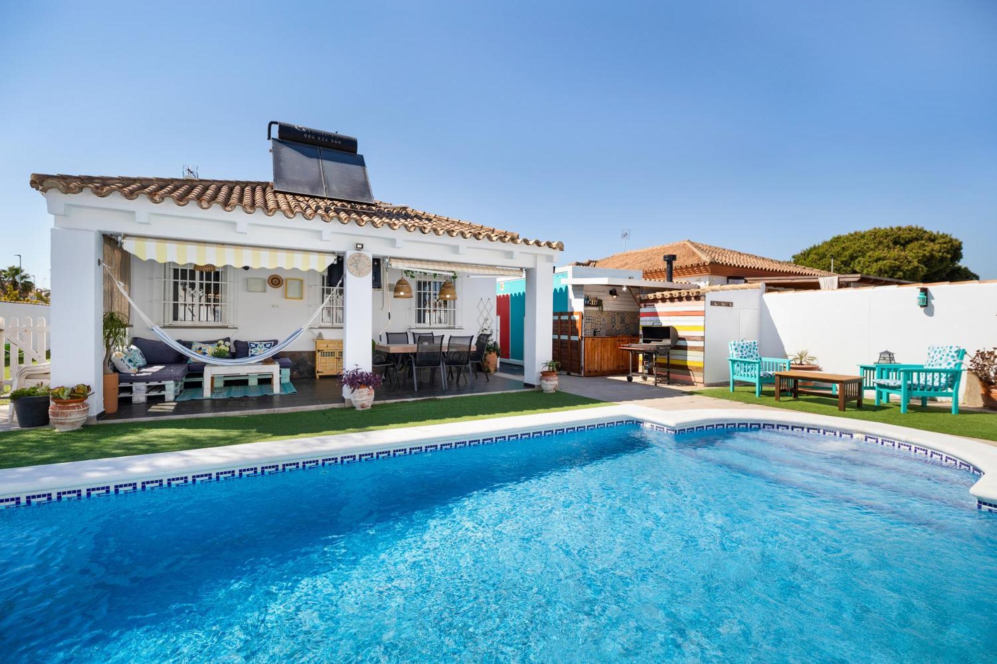 Casa Las Golondrinas-Solo Familias Chiclana de la Frontera Exteriör bild