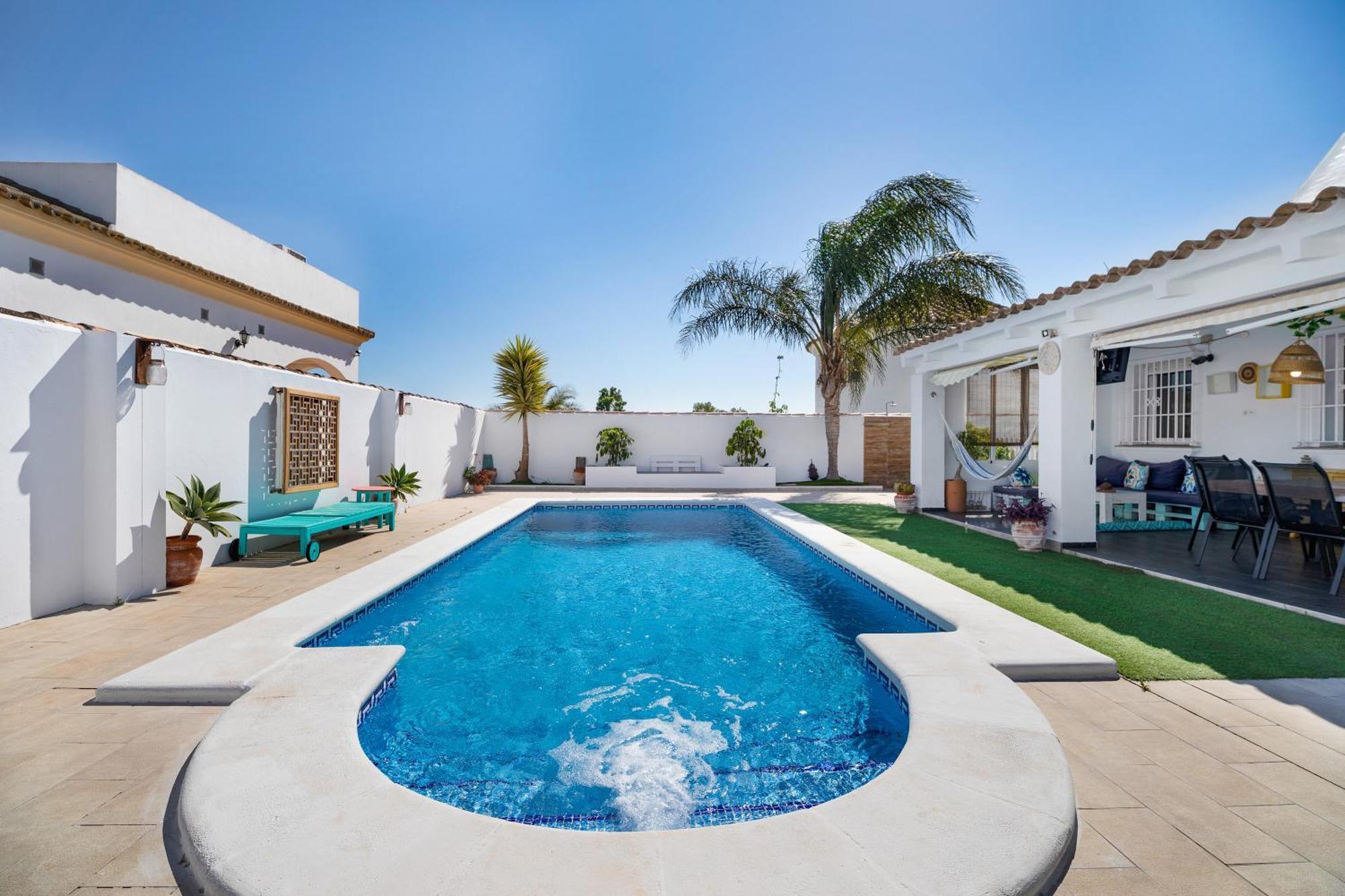 Casa Las Golondrinas-Solo Familias Chiclana de la Frontera Exteriör bild